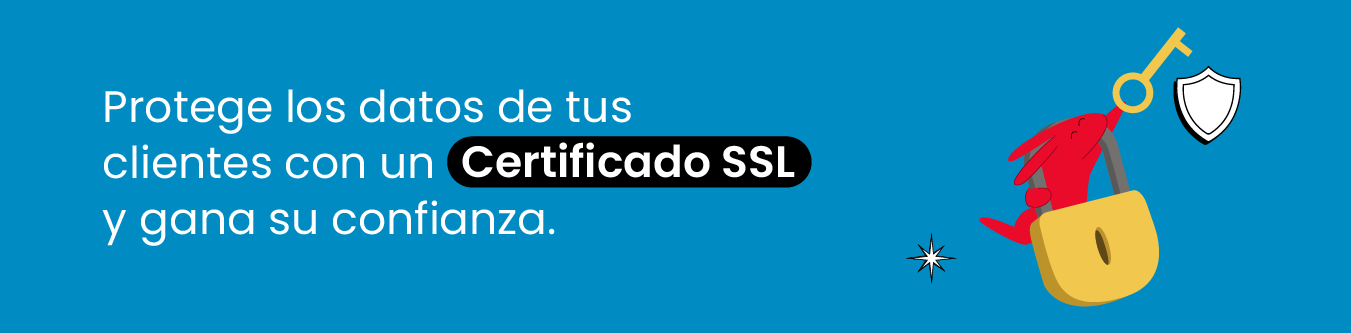 Protege los datos de tus clientes con un Certificado SSL y gana su confianza.  